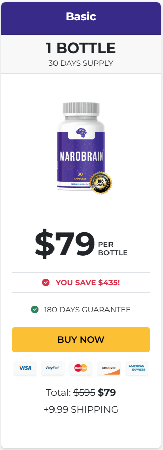 Order MaroBrain 1 Bottle